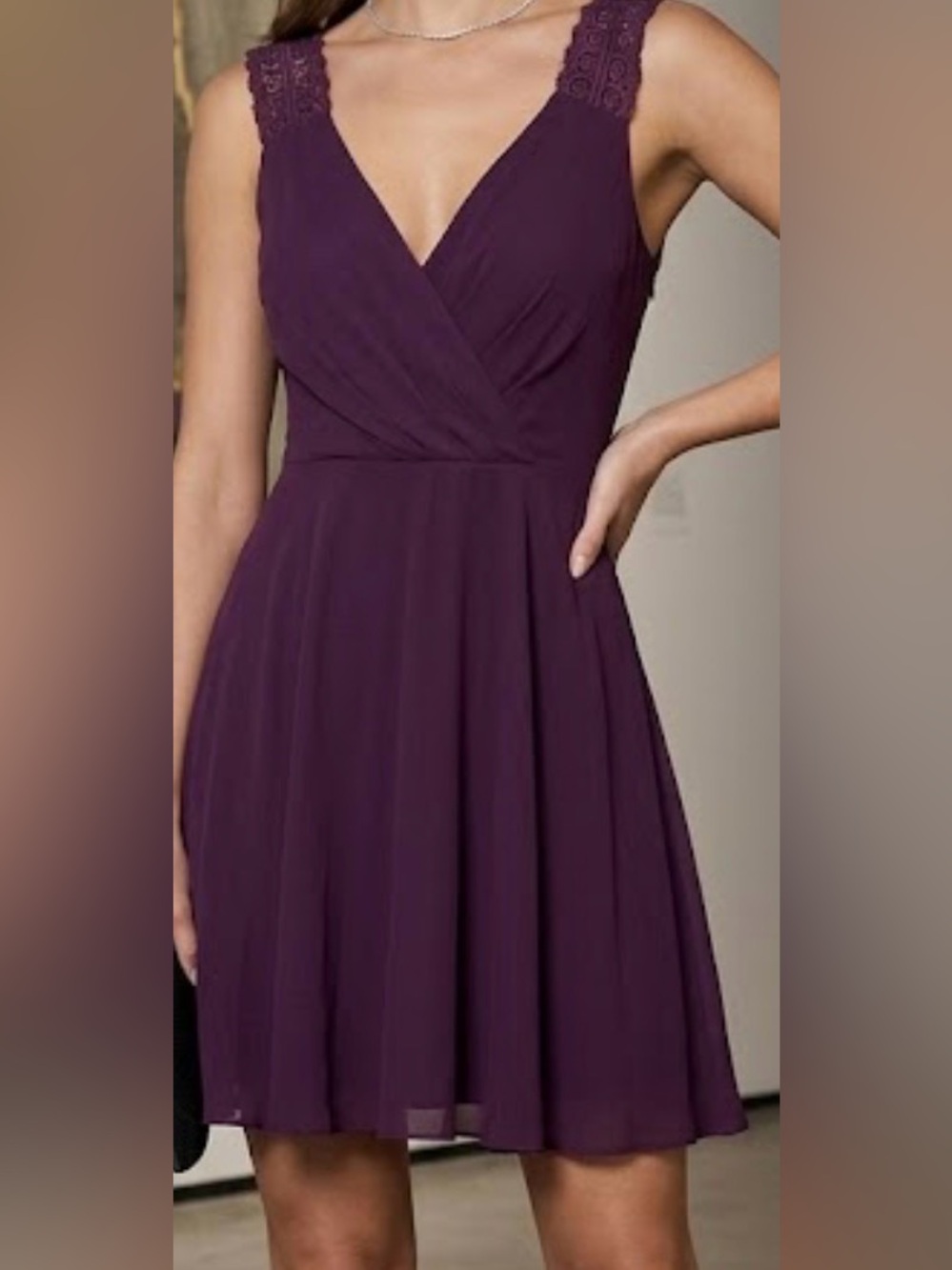 A/X purple dress